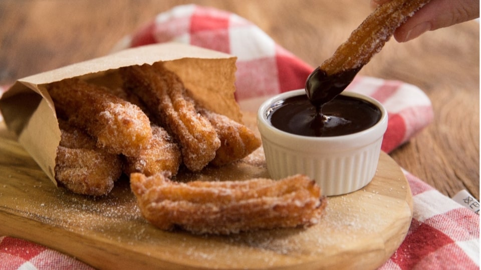 Churros com Creme de chocolate