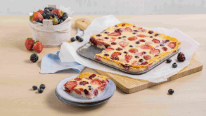 Cheesecake de Iogurte com Frutas Vermelhas 