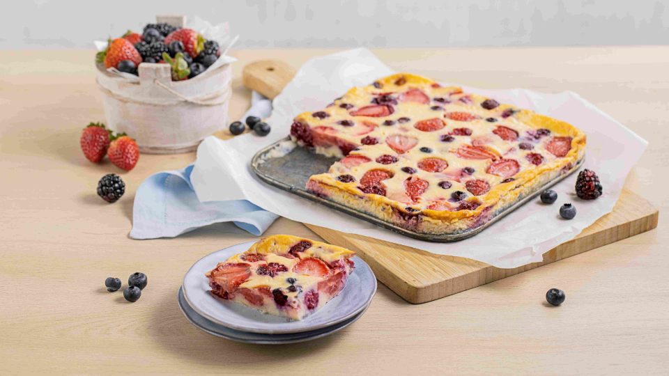 Cheesecake de Iogurte com Frutas Vermelhas 
