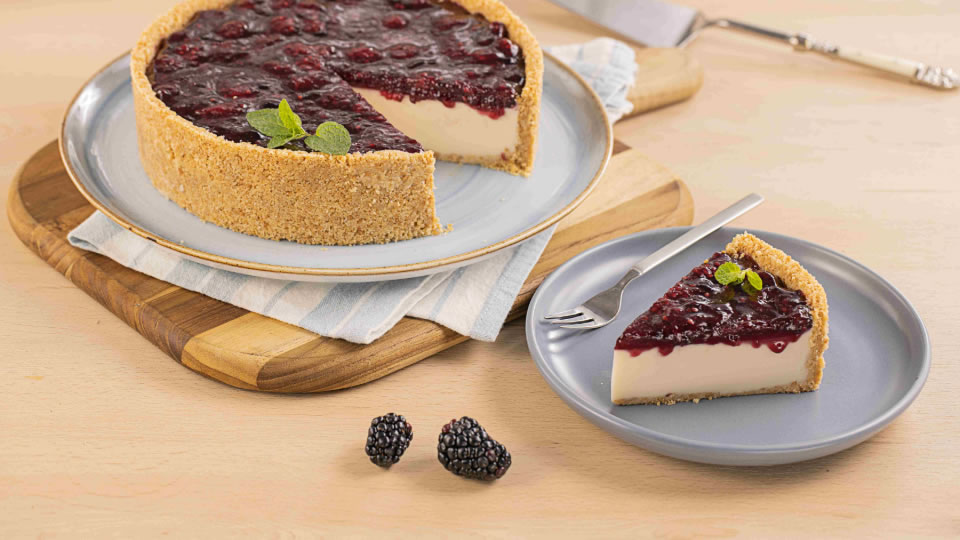 Torta de Amora com Iogurte