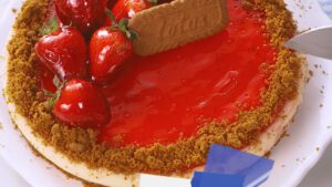 Cheesecake de Iogurte Grego com Morango do Amor
