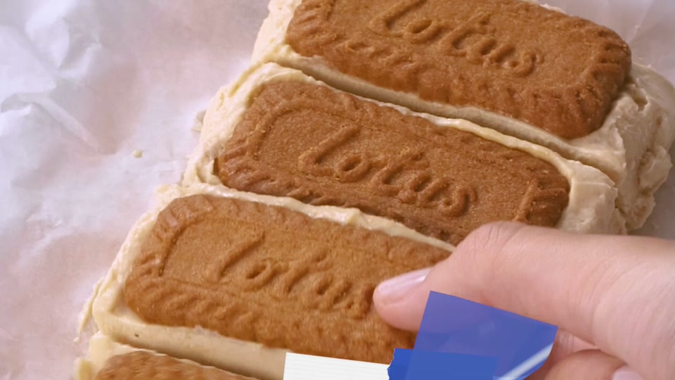 Palha Italiana de Sorvete Grego – Biscoff