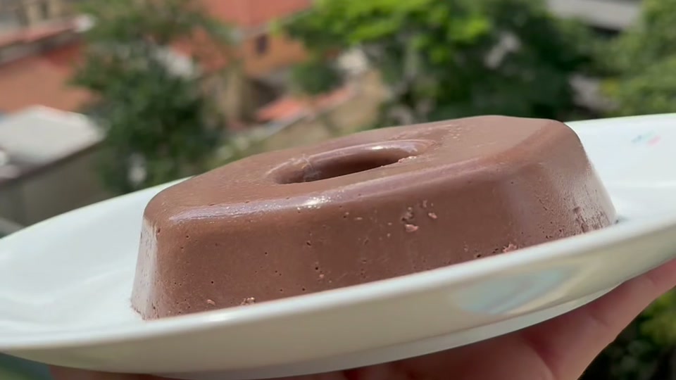 Pudim de Chocolate Saudável